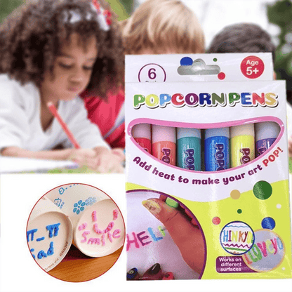 🌸🌸🖍️ Christmas Hot Sale 50% OFF🎁Magic Puffy Bubble Pens, Heat Activated Popcorn Pens DIY 3D Art Marker for Kids Crafts