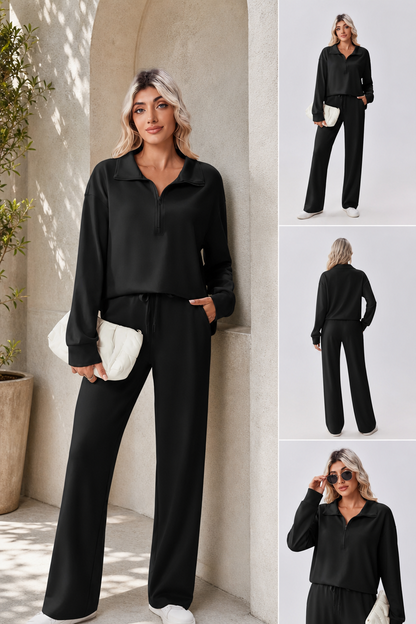 🌸🌸SALE！2-Piece Half Zip Tracksuit Set ✨