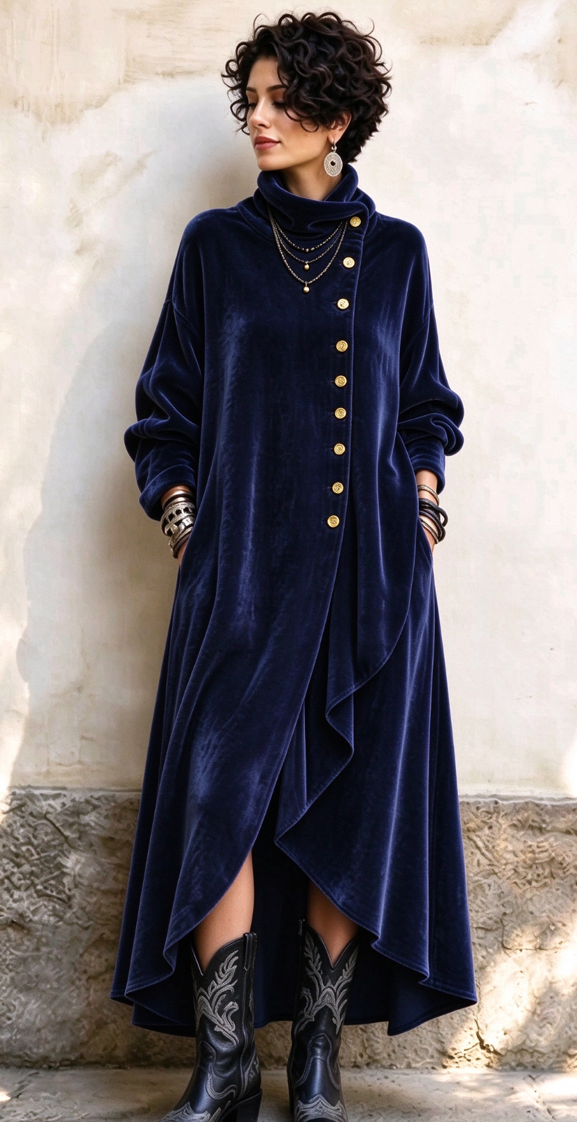 🤲LAST DAY SAVE 49% ⏰Boho Velvet Long Duster Dress