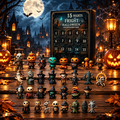 15-Day Halloween Countdown Box | Spooky Daily Surprise Advent Calendar