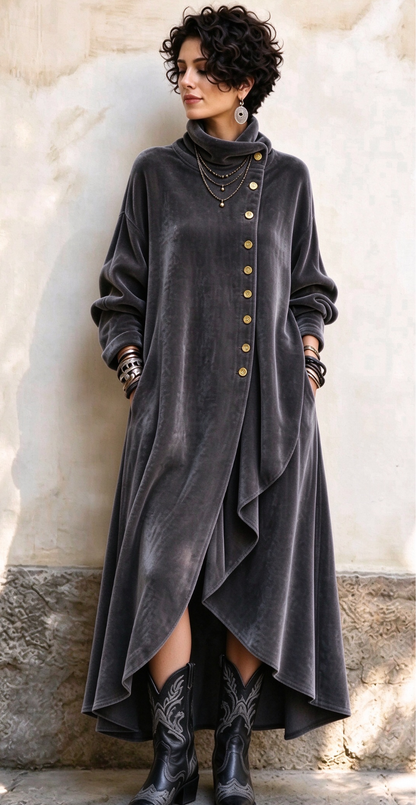 🤲LAST DAY SAVE 49% ⏰Boho Velvet Long Duster Dress