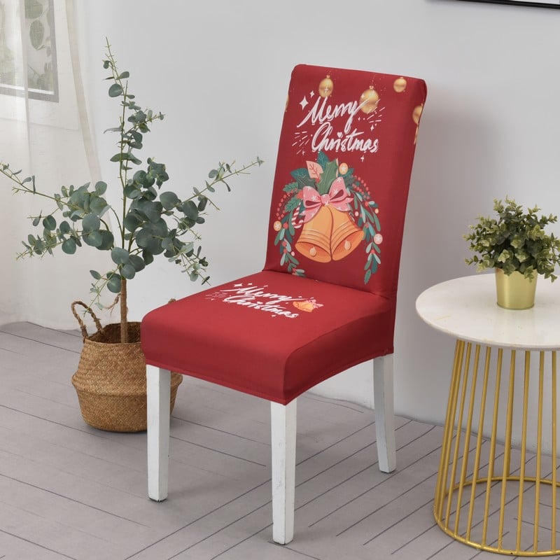 Christmas Dining Chair Covers – Stretch Holiday Chair Slipcovers