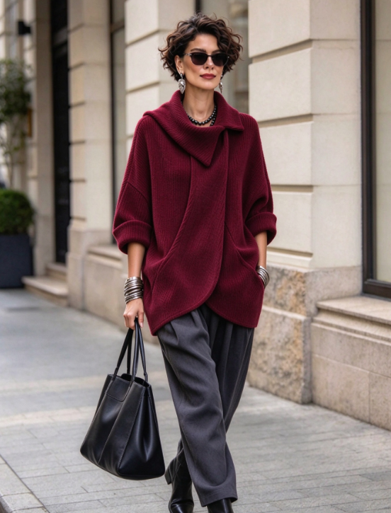 🤲LAST DAY SAVE 49% ⏰Chic Olive Green Corduroy Oversized Top+🔥Free Handbag