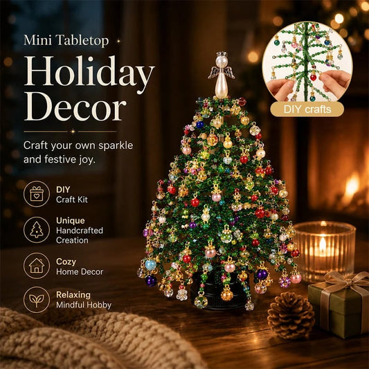 DIY Beaded Christmas Tree Kit – Create Your Own Holiday Decoration