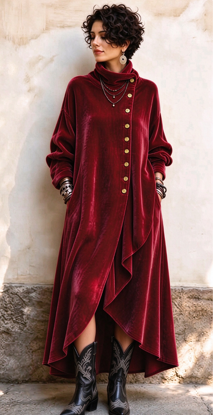 🤲LAST DAY SAVE 49% ⏰Boho Velvet Long Duster Dress