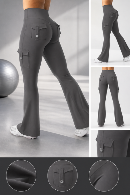 Hot Deal！🤸 High Waist Scrunch Cargo Leggings 🩳