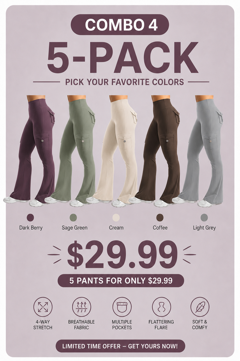 Hot Deal！🤸 High Waist Scrunch Cargo Leggings 🩳
