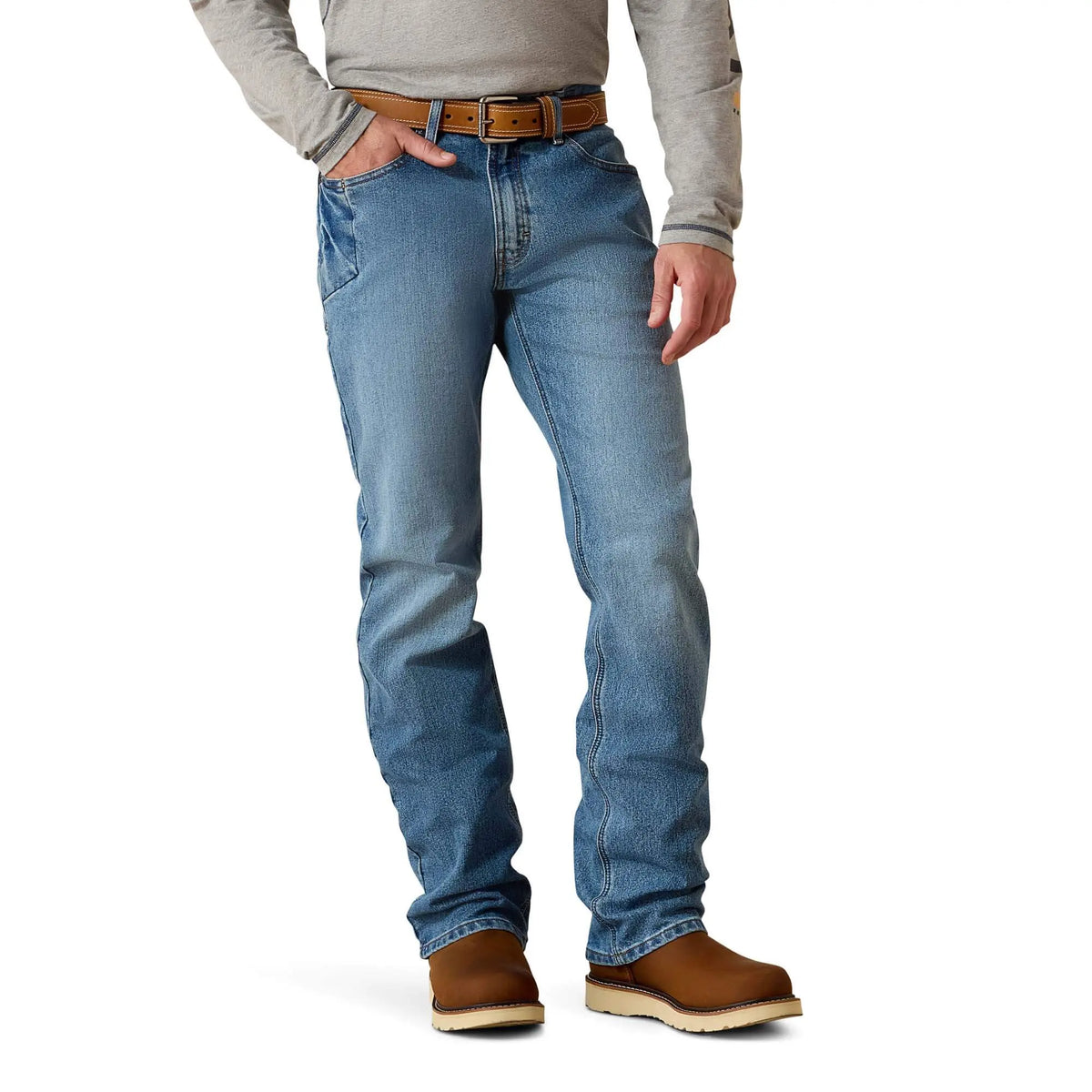 🤲 BESTSELLER | 6PCS $24.63 | Men's Relaxed Stretch Boot Cut Jeans