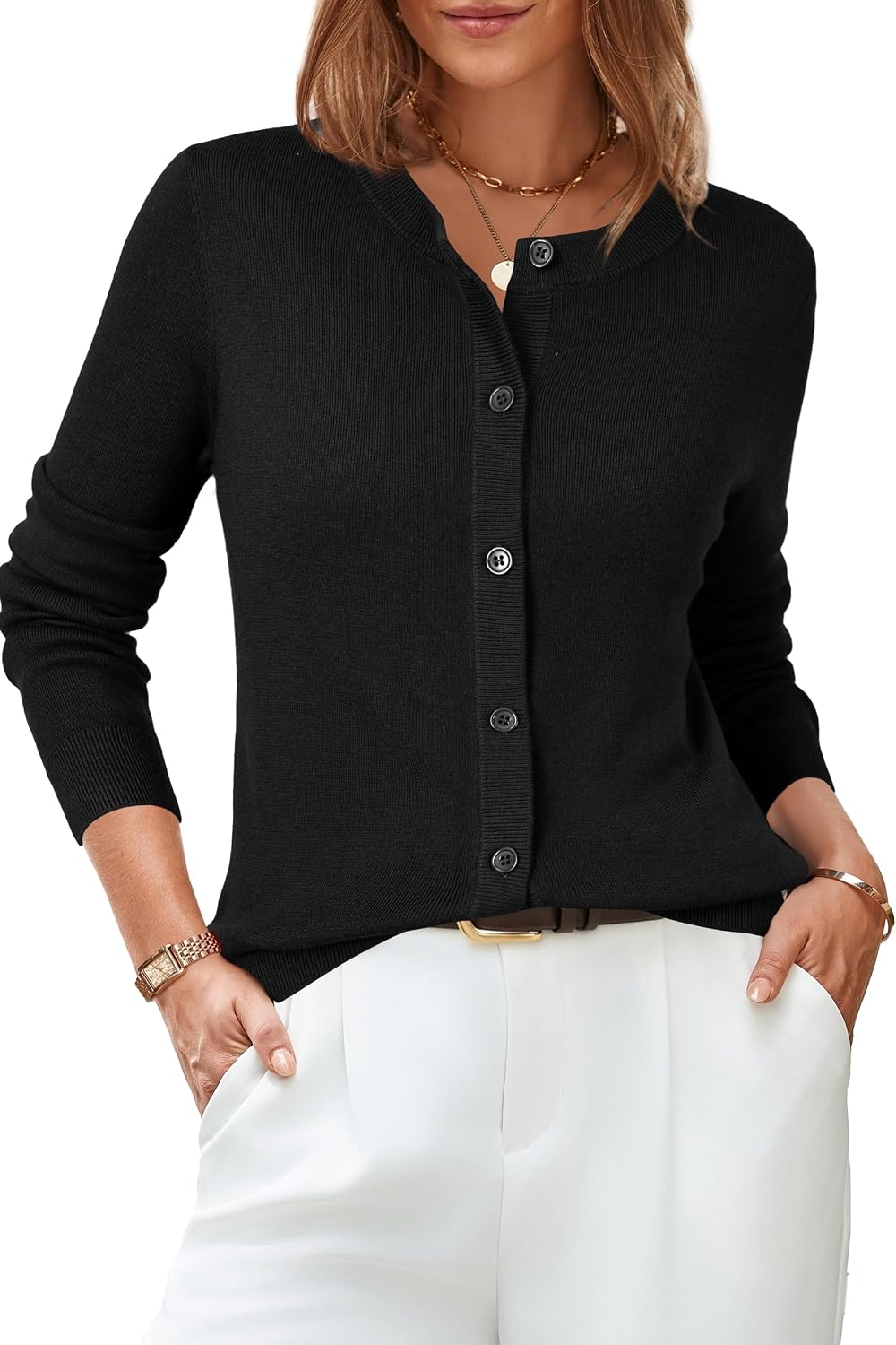 Women's Bat Print Knit Cardigan | Cozy Halloween Button-Up Sweater
