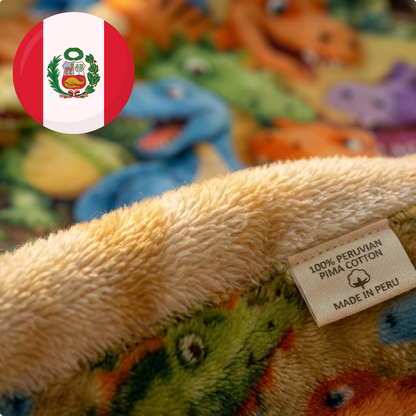 3D Dinosaur Sensory Blanket | Soft Cozy Kids Comfort Blanket