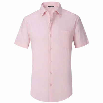 Men's Stretch Non-Iron Shirt | Breathable Wrinkle-Resistant Dress Shirt