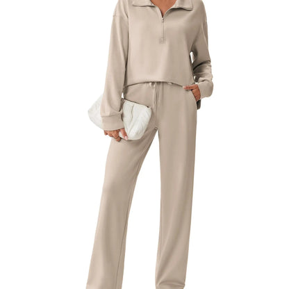 🌸🌸SALE！2-Piece Half Zip Tracksuit Set ✨