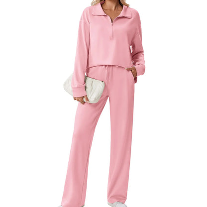 🌸🌸SALE！2-Piece Half Zip Tracksuit Set ✨