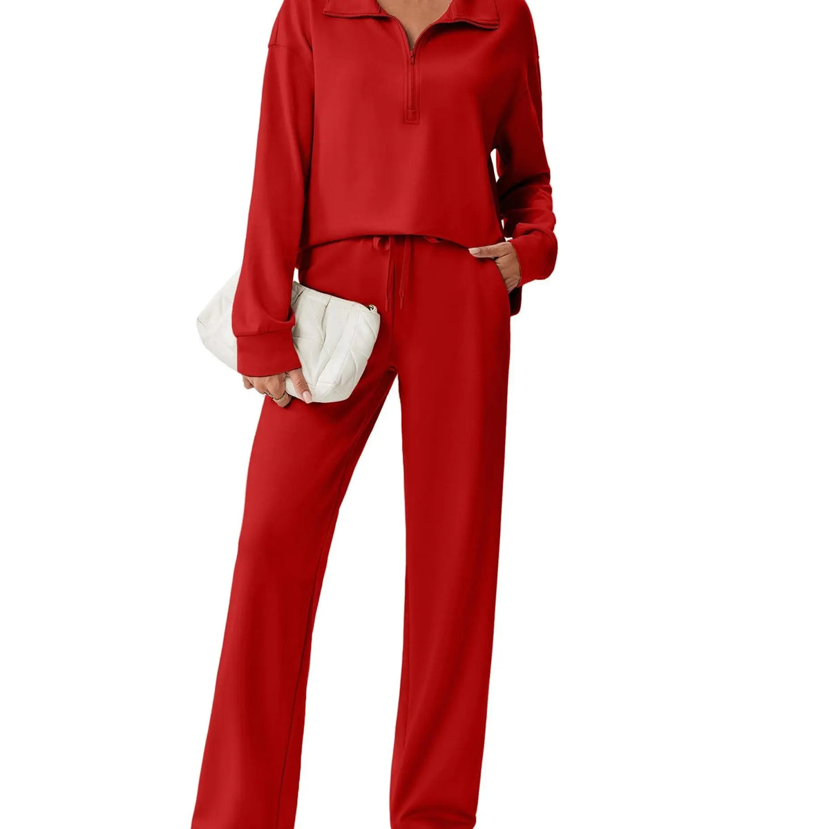 🌸🌸SALE！2-Piece Half Zip Tracksuit Set ✨
