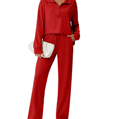 🌸🌸SALE！2-Piece Half Zip Tracksuit Set ✨