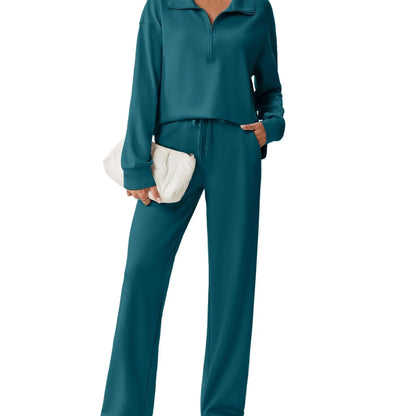 🌸🌸SALE！2-Piece Half Zip Tracksuit Set ✨