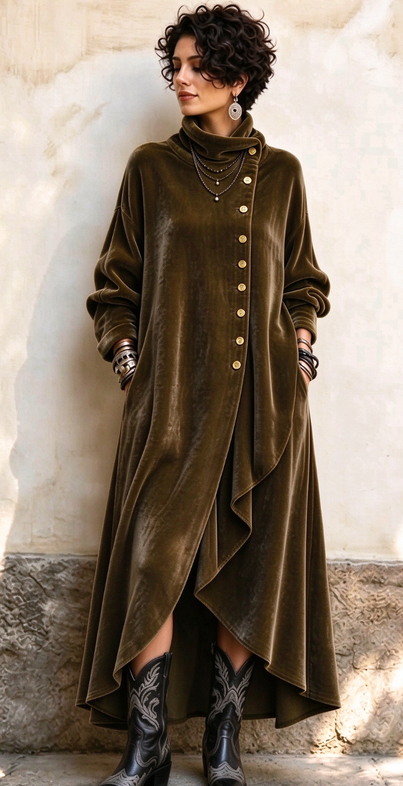 🤲LAST DAY SAVE 49% ⏰Boho Velvet Long Duster Dress