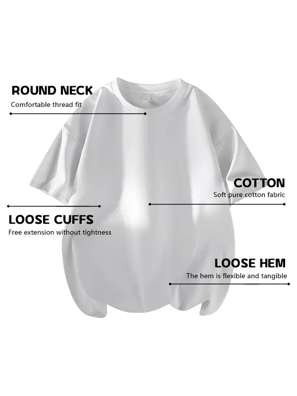 Men's 5-Pack Cotton Crew Neck T-Shirts | Soft Casual Basic Tees