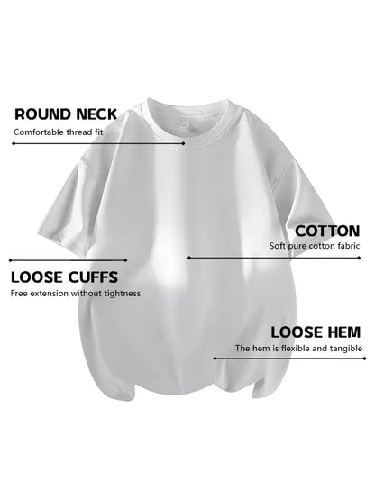 Men's 5-Pack Cotton Crew Neck T-Shirts | Soft Casual Basic Tees