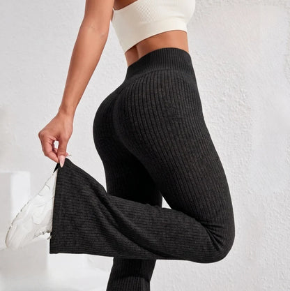 Women's High Waist Flared Leggings | Tummy Control Yoga Pants