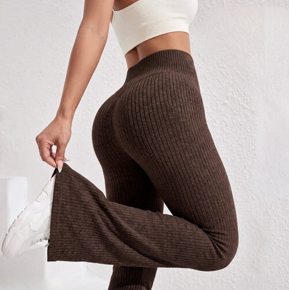 Women's High Waist Flared Leggings | Tummy Control Yoga Pants