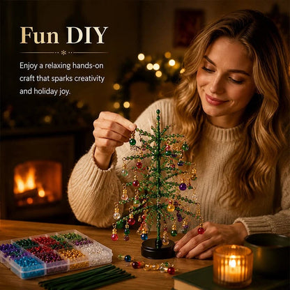 DIY Beaded Christmas Tree Kit – Create Your Own Holiday Decoration