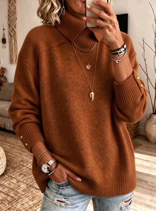 🤲LAST DAY SAVE 49% ⏰Cozy Turtleneck Knit Pullover