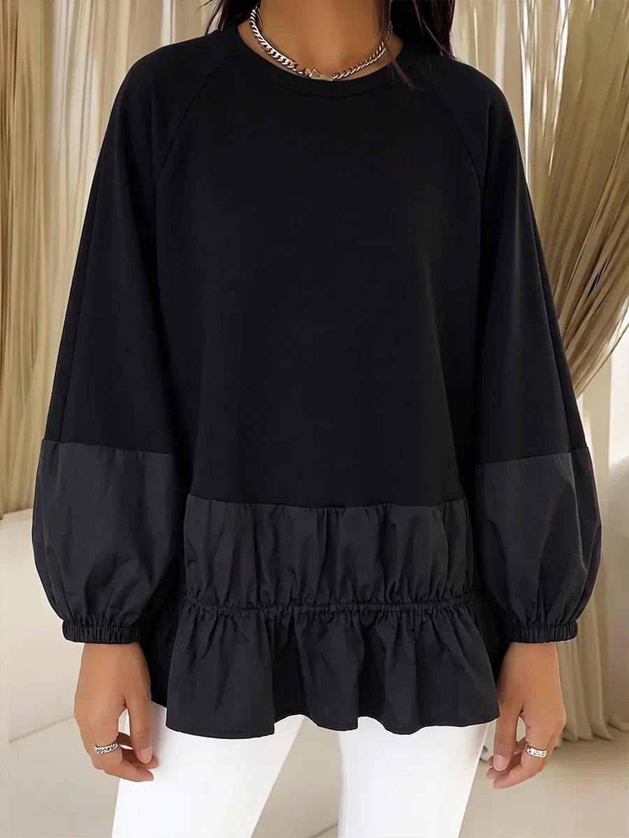 🤲LAST DAY SAVE 49% ⏰Casual Loose Sweatshirt With Lace Paneling