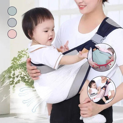 4-in-1 Breathable Baby Carrier – Comfortable Hands-Free Carrying for Parents