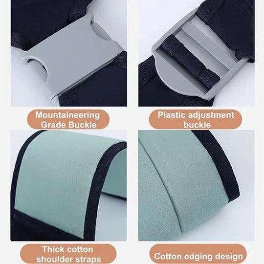 4-in-1 Breathable Baby Carrier – Comfortable Hands-Free Carrying for Parents
