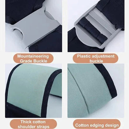 4-in-1 Breathable Baby Carrier – Comfortable Hands-Free Carrying for Parents