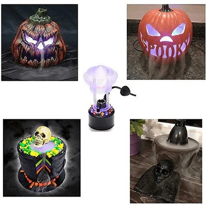 12-LED Ultrasonic Mist Maker – Color-Changing Fogger for Halloween & Decor