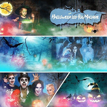 12-LED Ultrasonic Mist Maker – Color-Changing Fogger for Halloween & Decor