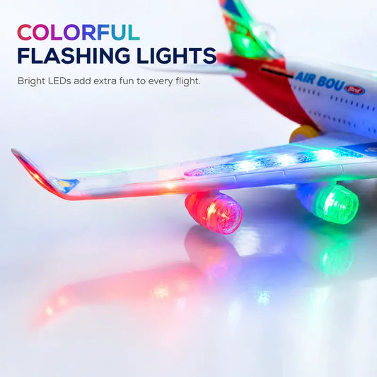 Electric Toy Airplane with Lights & Sounds