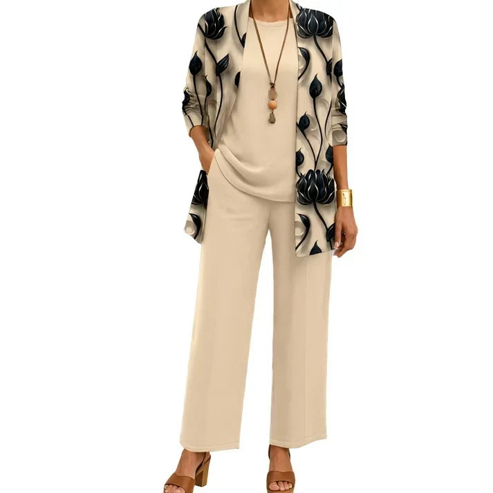 🤲Women’s Elegant Printed 3-Piece Set
