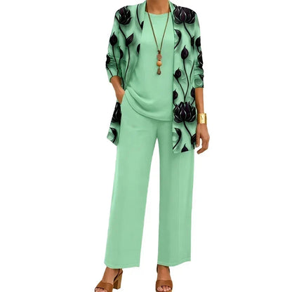 🤲Women’s Elegant Printed 3-Piece Set