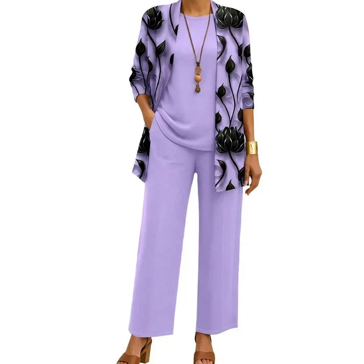 🤲Women’s Elegant Printed 3-Piece Set