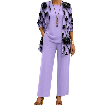 🤲Women’s Elegant Printed 3-Piece Set