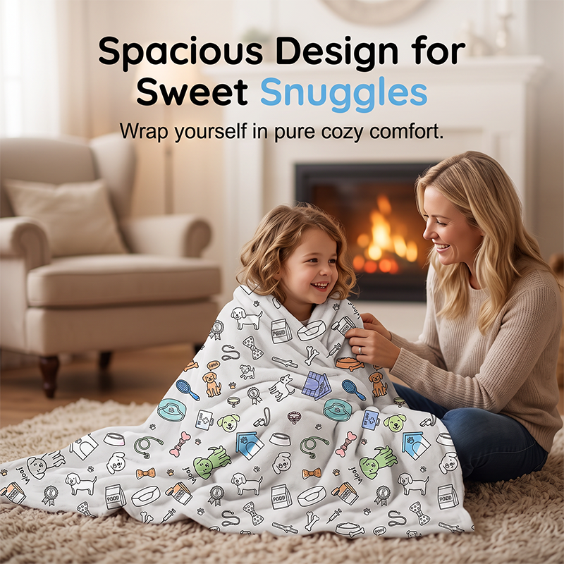 DIY Coloring Blanket Kit | Creative Color-Your-Own Cozy Throw