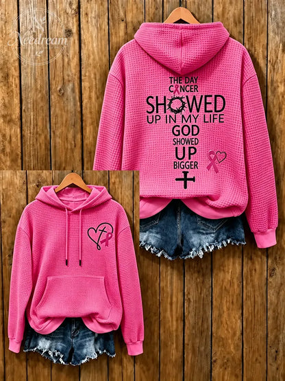 Women'S Breast Cancer Printed Hoodie