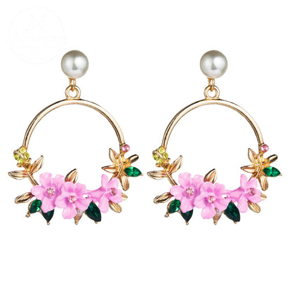 Sweet Soft Ceramic Pearl Earrings