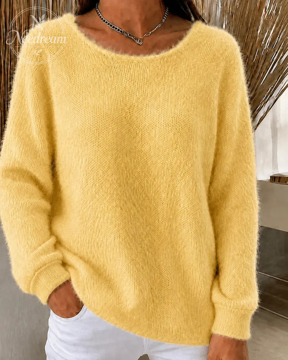 Women'S Solid Color Multi-Color Solid Color Long Sleeved Thin Sweater Top