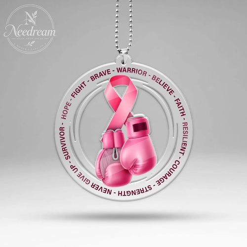 AIDS Promotion Commemorative Badge Pink Pendant