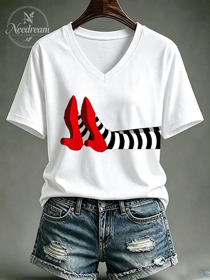 Women's Witch Print T-shirt