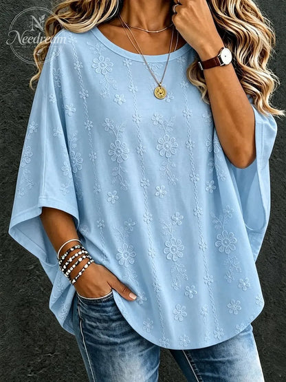 Women'S Retro Floral Casual Top