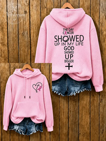 Women'S Breast Cancer Printed Hoodie