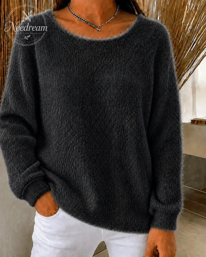 Women'S Solid Color Multi-Color Solid Color Long Sleeved Thin Sweater Top