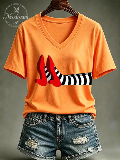 Women's Witch Print T-shirt