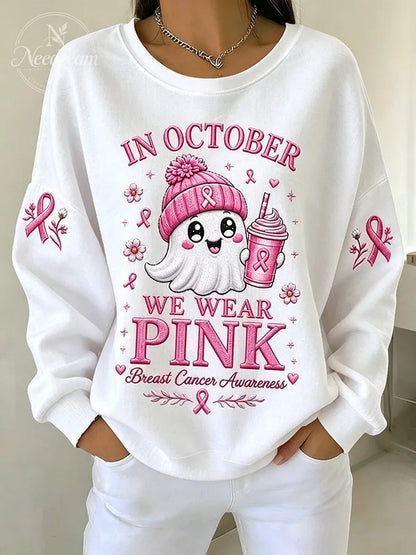 Ladies' Witch Round Neck Sweatshirt